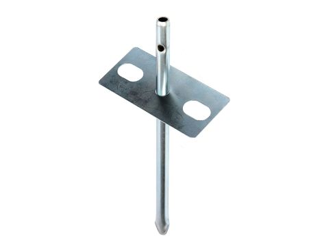 Bo-Camp - Słupek do parawanu + płyta - 30 cm - 4 szt