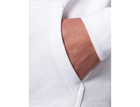 Bluza z kapturem Mężczyźni S biały - 5