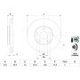 Bosch 0 986 479 173 Tarcza hamulcowa 2 szt - 4