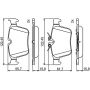 Bosch 0 986 495 394 Zestaw klocków hamulcowych, hamulce tarczowe - 6