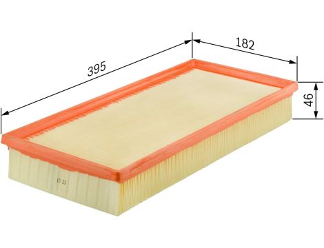 Bosch 1457433594 filtr powietrza samochodowego S3594 - 3