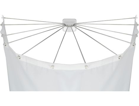 WENKO Parasol prysznicowy z 12 ramionami ze stali nierdzewnej - 4