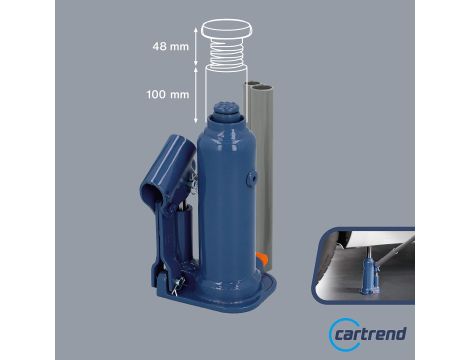 Cartrend 10005 Hydrauliczny podnośnik butelkowy 2 T - 4