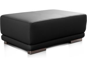CAVADORE Taboret tapicerowany eko skóra czarny 103 x 41 x 69 P136 - image 2