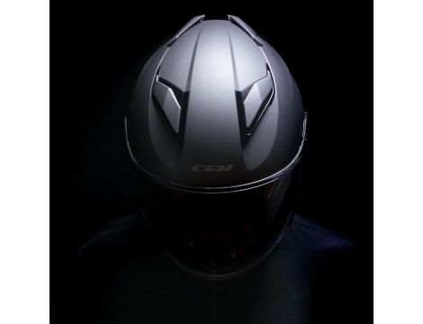 CGM jet Kask motocyklowy 136A DNA MONO grey 136A-ALV-10-B1 size S - 5