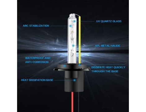 Chemini 2 x żarówki ksenonowe H7 HID 6000K - 3