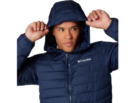 Columbia kurtka męska pikowana z kapturem Powder Lite II Hooded rozmiar XL - 9