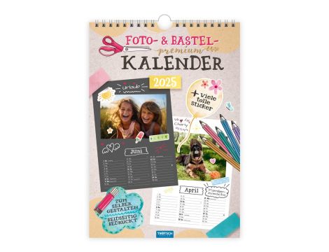 Kalendarz fotograficzny z naklejkami 2025 - 2