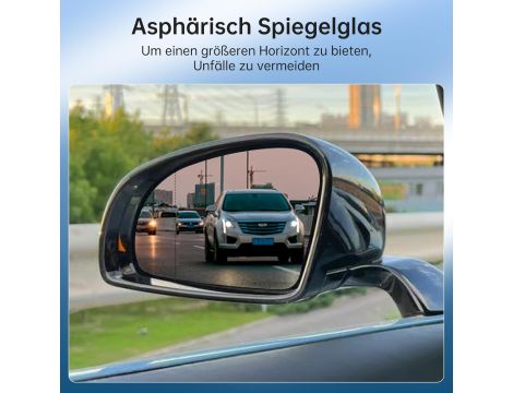 Convitex Szkło lustrzane lewa pasuje do Volkswagen Golf VI (08-13) Links - 4