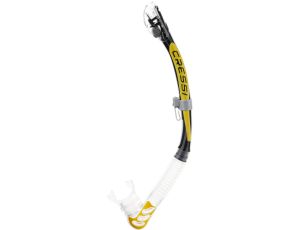 Cressi Alpha Ultra Dry Snorkel Przezroczysty/Rura Czarny Żółty - image 2
