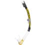 Cressi Alpha Ultra Dry Snorkel Przezroczysty/Rura Czarny Żółty - 2