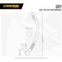 Cressi Dry Snorkel - Premium Sucha Rurka do Nurkowania Unisex - 5