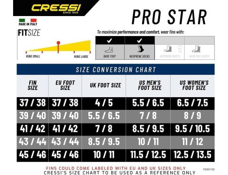 Cressi Pro Star Bag - maska płetwy i fajka 43/44 - 7