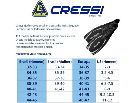Cressi Płetwy Reaction Pro - płetwy do nurkowania 46/47 - 5