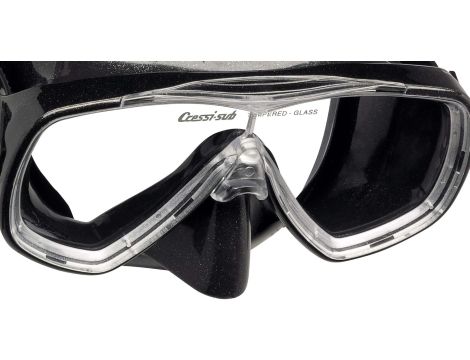 Cressi Unisex-Adult C/Set Onda Mare Zestawy do snurkowania ,Czarny - 3