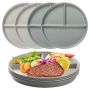 CSYY ZESTAW TALERZY DZIELONYCH DLA DZIECI 4 SZT. 20 CM 129690 - 2