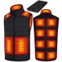 Cubovie Ogrzewana kamizelka męska kamizelka z akumulatorem r. XL czarny - 2