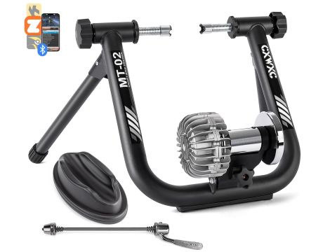 CXWXC Trenażer rolkowy rowerowy bezprzewodowy Bluetooth lub ANT Zwift MT-02