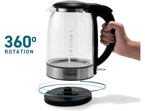 Czajnik elektryczny Cosori GK172-CO 2200 W 1,7 l przezroczysty - 7