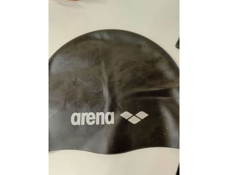 Czepek pływacki dla dorosłych Silikon Arena czarny - 2