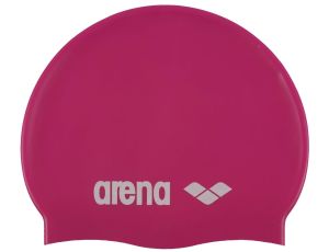 Czepek pływacki dla dzieci Silikon Arena róże i fiolety