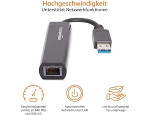 D3211 AMAZONBASICS Adapter USB 3.0 to 10/100/1000 - image 2