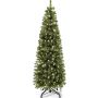 YITAHOME Sztuczna choinka 182 cm wąska z 200 diodami LED - 3