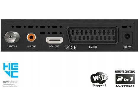 Dekoder DVB-T2 Edision nano T265+ - 7