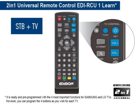 Dekoder DVB-T2 Edision nano T265+ - 5