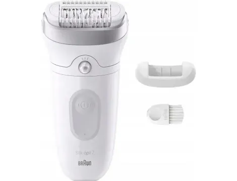 Depilator Braun Silk-épil 7 z szeroką głowicą, zapewnia 4 tygodni gładkości