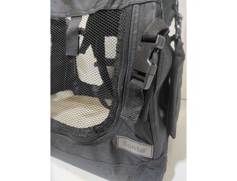 Dibea TB10020 Torba Transportowa dla Psów, (S) 50x34x36 cm, Czarna - 3