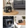 Dibea TB10020 Torba Transportowa dla Psów, (S) 50x34x36 cm, Czarna - 6