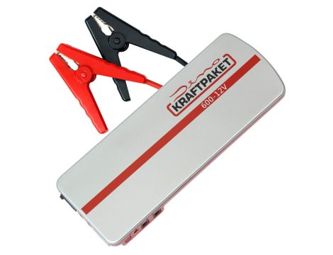 Dino Kraftpaket 136102 Zestaw Rozruchowy, Czerwony/Srebrny, 18000mAh