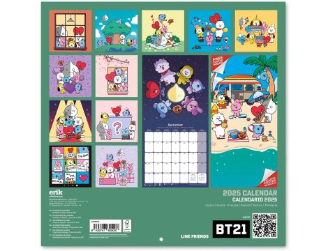 Kalendarz książkowy, komiksowy, muzyczny A2 BT21 2025ROK - 3