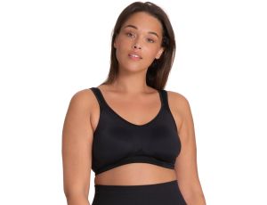 DORINA Biustonosz sportowy Kobiety Flex (1 w zestawie) 80D czarny - image 2
