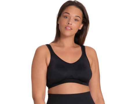 DORINA Biustonosz sportowy Kobiety Flex (1 w zestawie) 80D czarny - 2