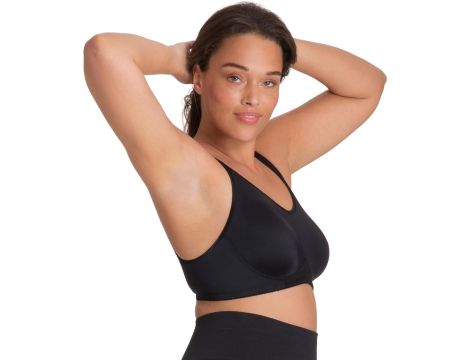 DORINA Biustonosz sportowy Kobiety Flex (1 w zestawie) 80D czarny - 3