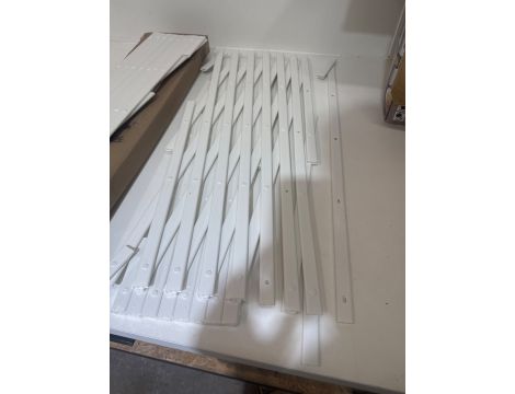 Doniczka tworzywo sztuczne biały Relaxdays 2 cm x 60 x 180 cm - 3