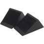 Draper 54500 gumowy klin do kół 2 sztuki czarny 125 x 60 x 78 mm - 2