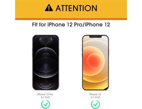 Folia ochronna na cały ekran kompatybilna z iPhone 12 i iPhone 12 Pro - 3