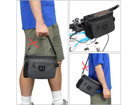 Flintronic Kosz rowerowy 6 l