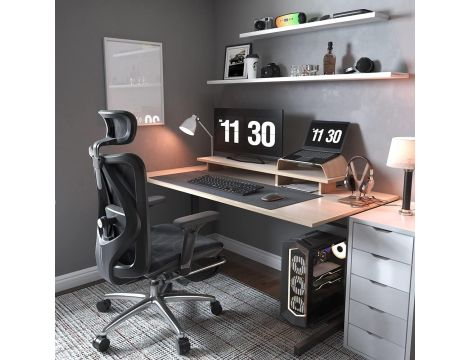 Fotel obrotowy SIHOO czarny - 6