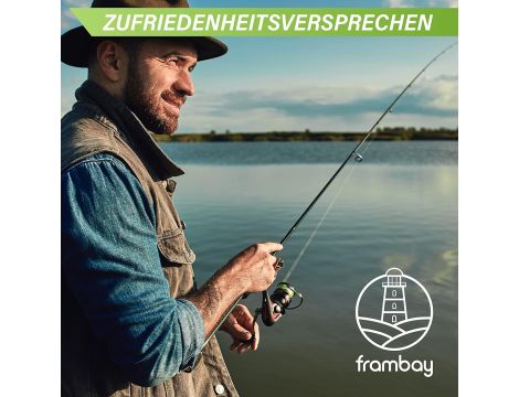 Frambay Pleciona żyłka wędkarska z mocnym 4-krotnym splotem - 5
