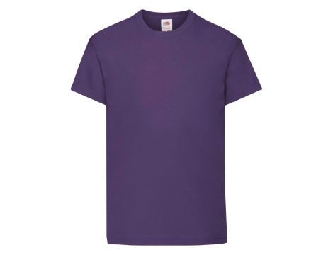 Fruit of the Loom Oryginalna koszulka dziecięca unisex 3-4 lat Fioletowy