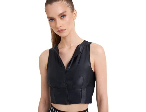 Full:Blown Shiny Fitted Silhouette  Top - bez rękawów r. M - 4