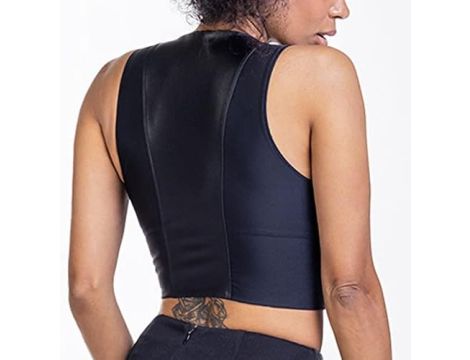 Full:Blown Shiny Fitted Silhouette  Top - bez rękawów r. M - 2