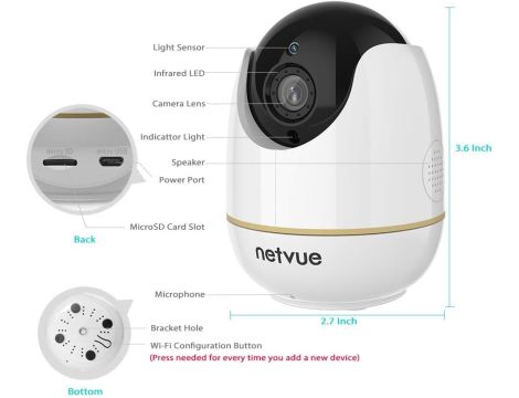 Netvue bezprzewodowa kamera IP - 9