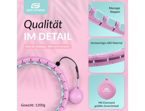 GATE FITNESS Smart hula hop dla dorosłych - 4