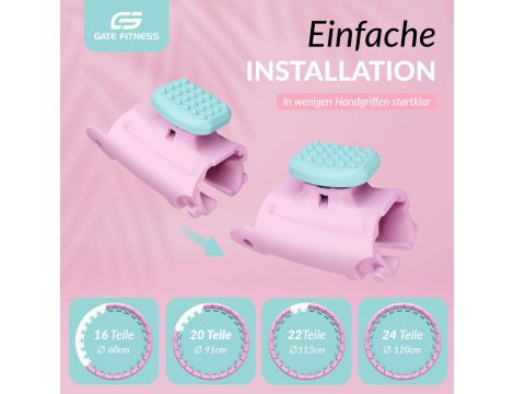 GATE FITNESS Smart hula hop dla dorosłych - 9