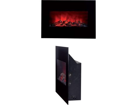 Kominek ścienny z funkcją grzewczą elektryczny Classic Fire - 4